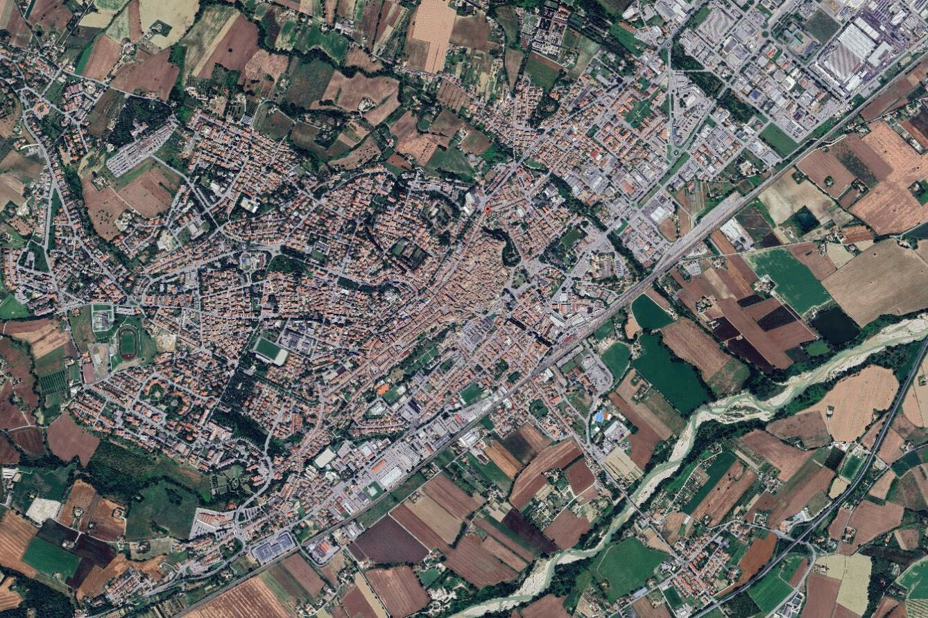 Veduta aerea di Jesi