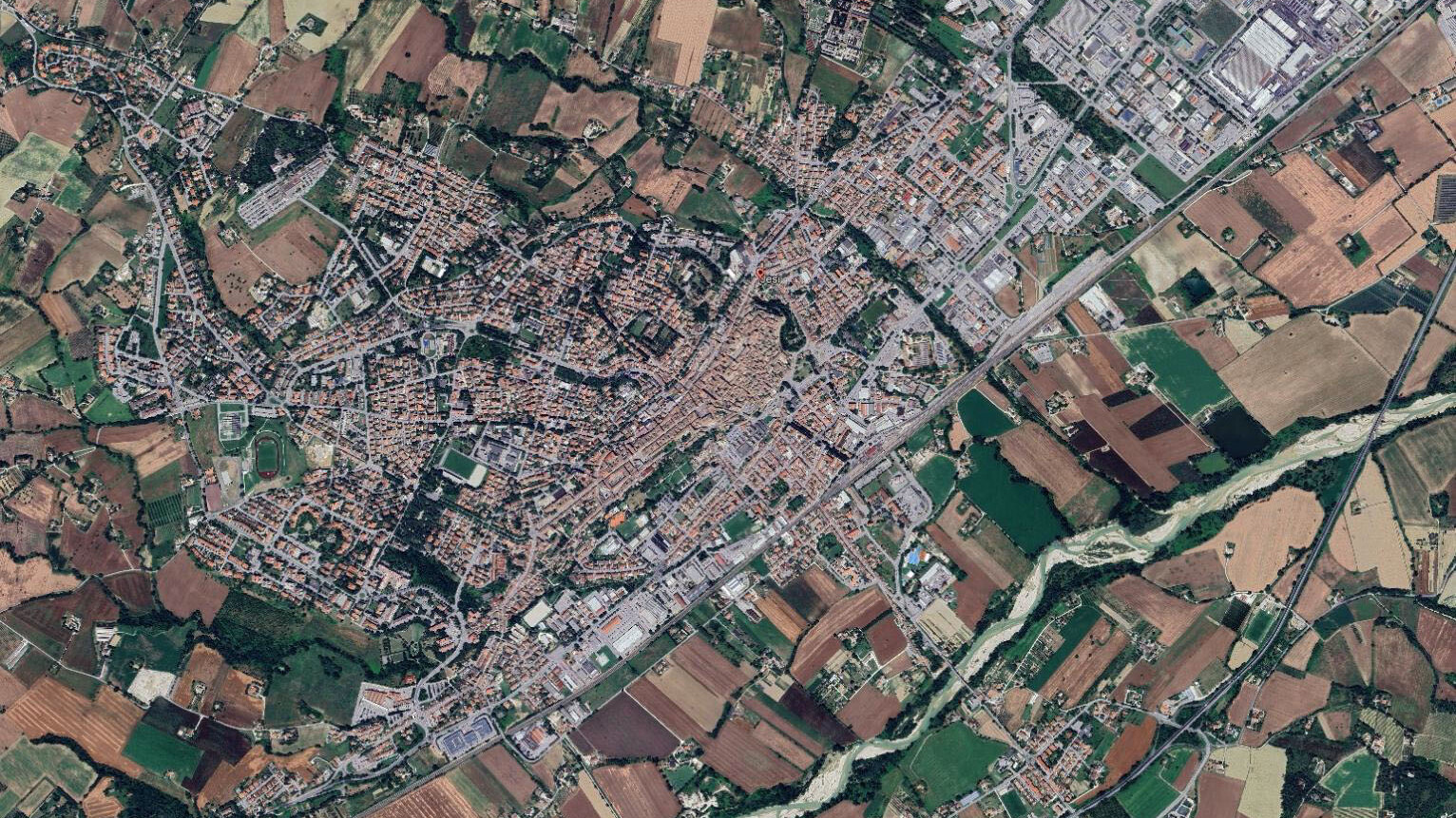 Veduta aerea di Jesi